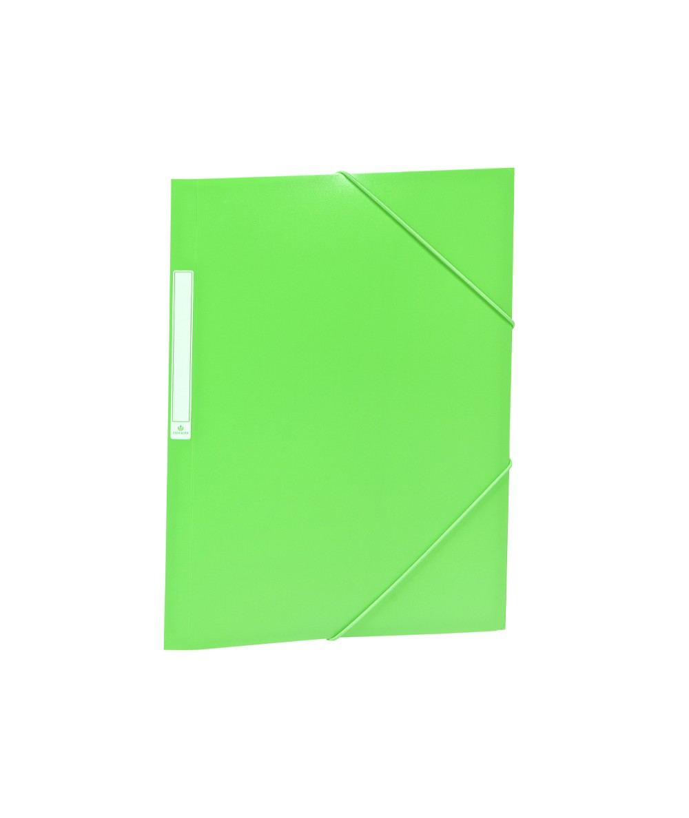 2033K15 carpeta Cartón, Polipropileno (PP) Verde A4 - Pack 10 Unidades