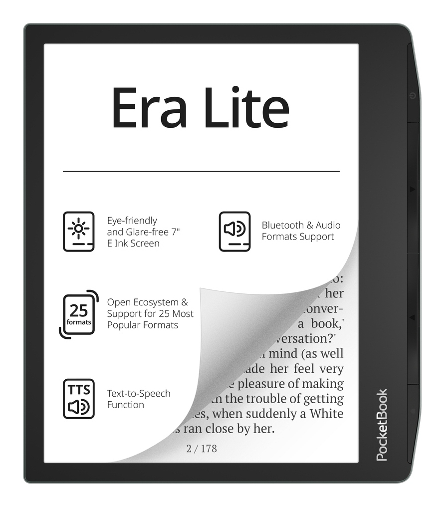 Era Lite lectore de e-book Pantalla táctil 16 GB Wifi Negro