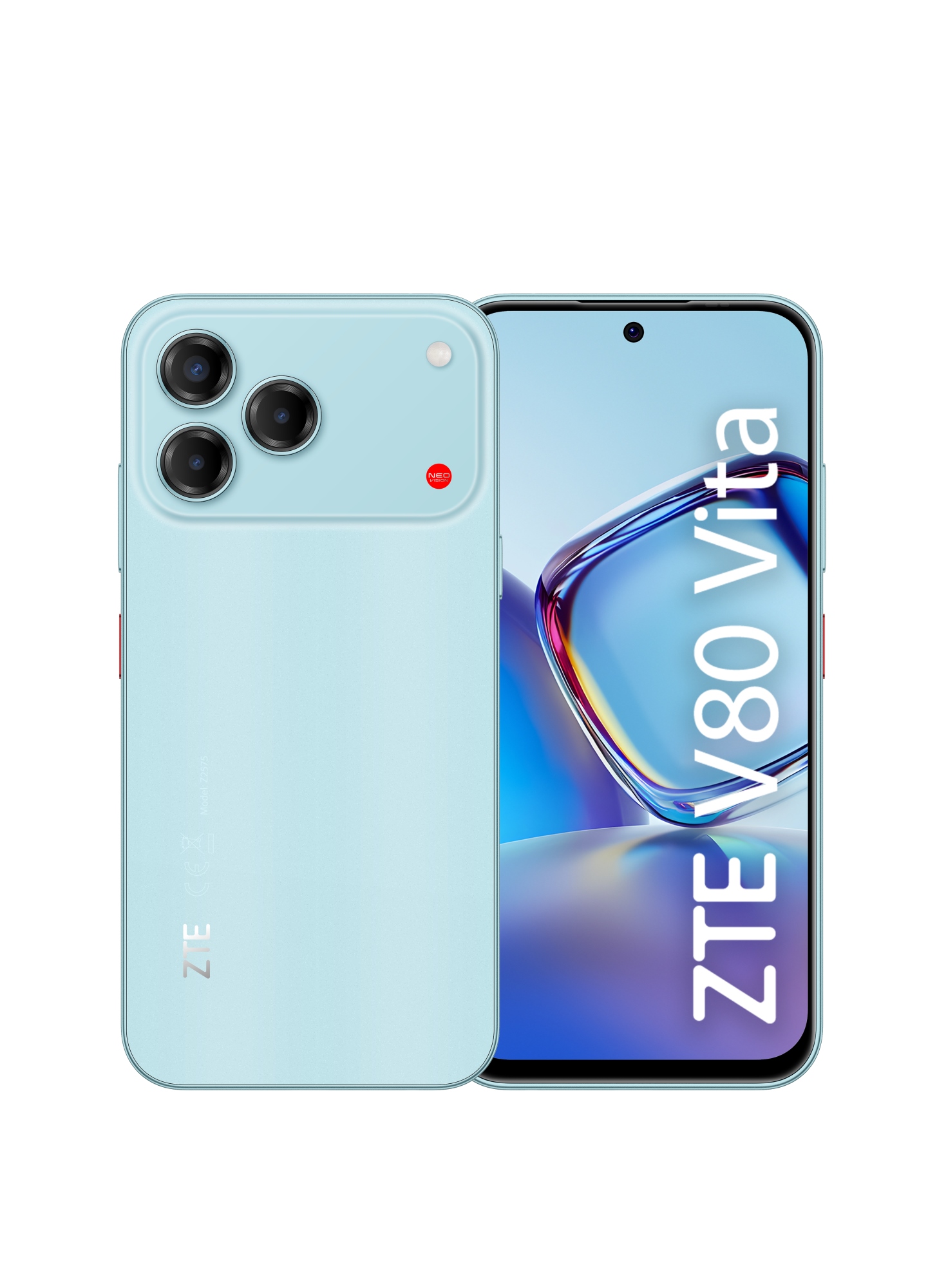 V80 Vita 17,1 cm (6.75") Ranura híbrida Dual SIM Android 16.0 4G USB Tipo C 4 GB 256 GB 5000 mAh Azul