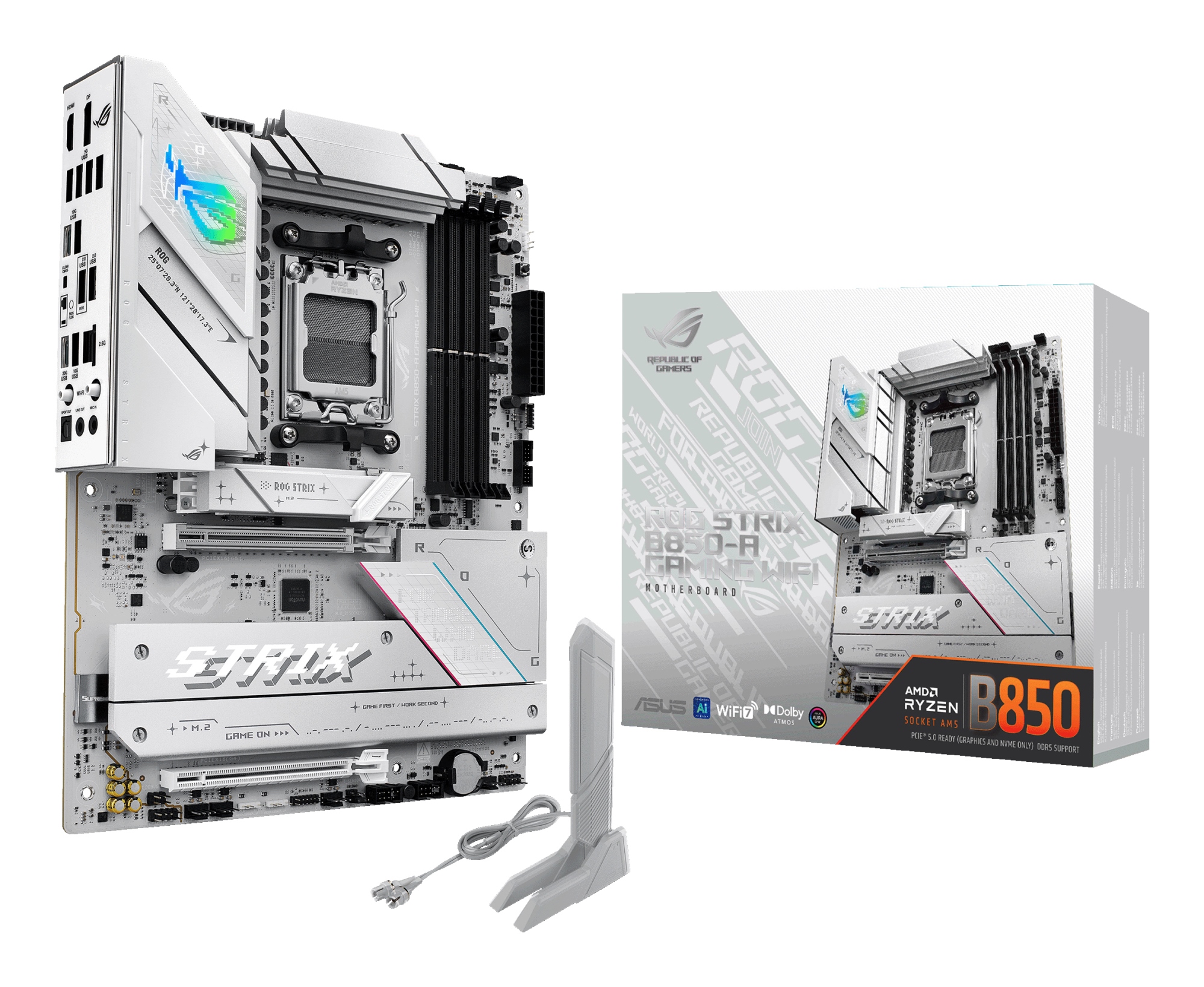 ROG STRIX B850-A GAMING WIFI AMD B850 Zócalo AM5 ATX