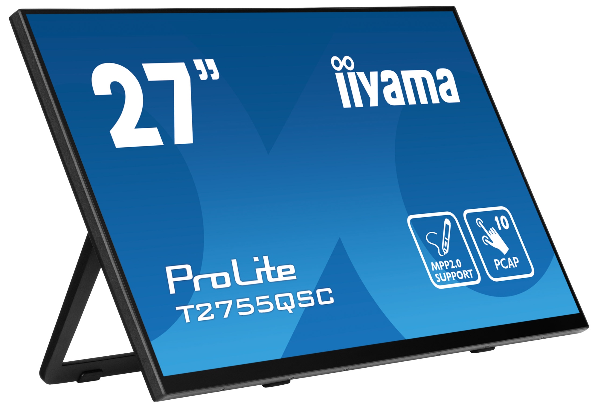 ProLite T2755QSC-B1 pantalla para PC 68,6 cm (27") 2560 x 1440 Pixeles Quad HD LCD Pantalla táctil Negro