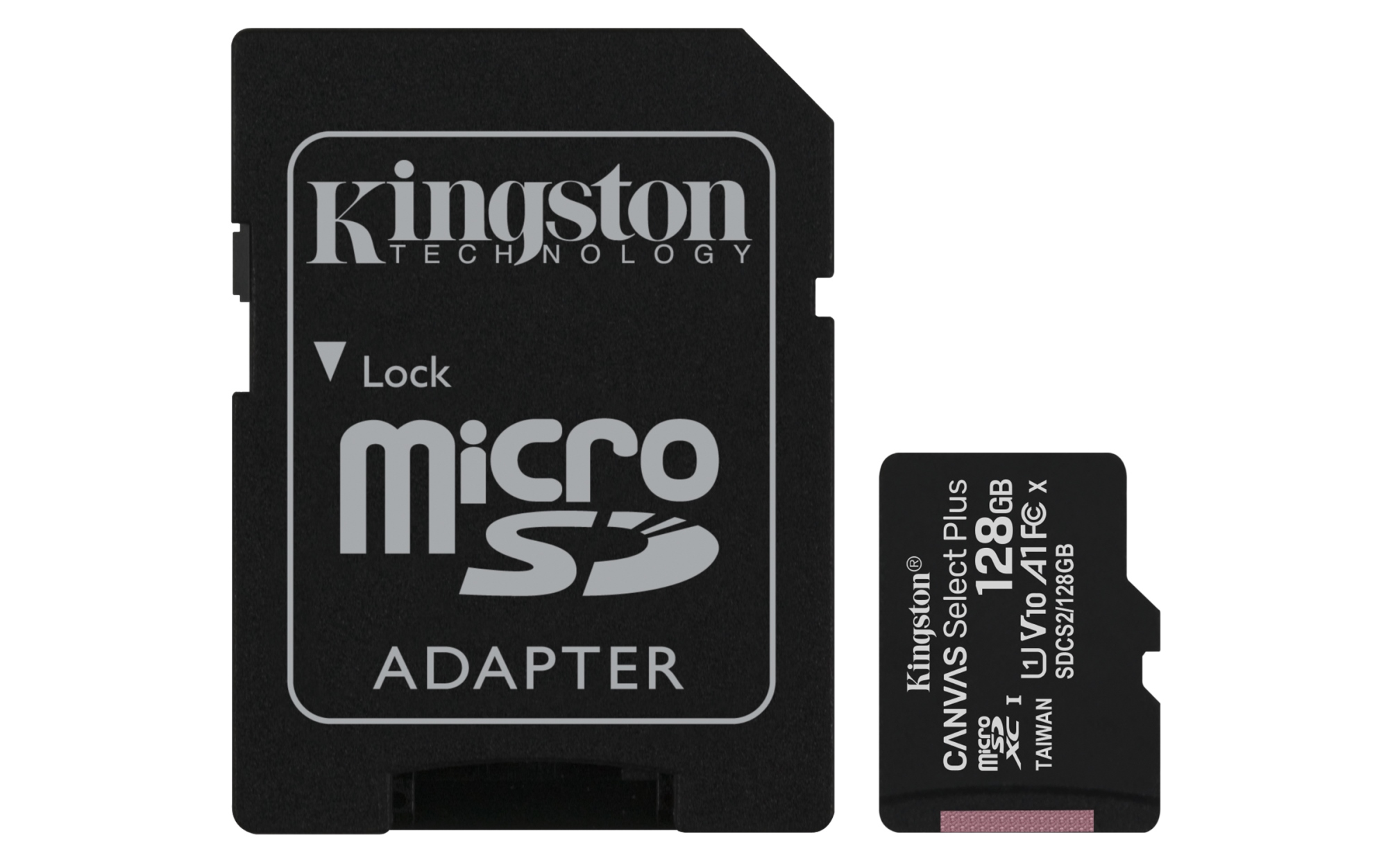 Canvas Select Tarjeta micSDXC Plus 100R A1 C10 de 128 GB + ADP