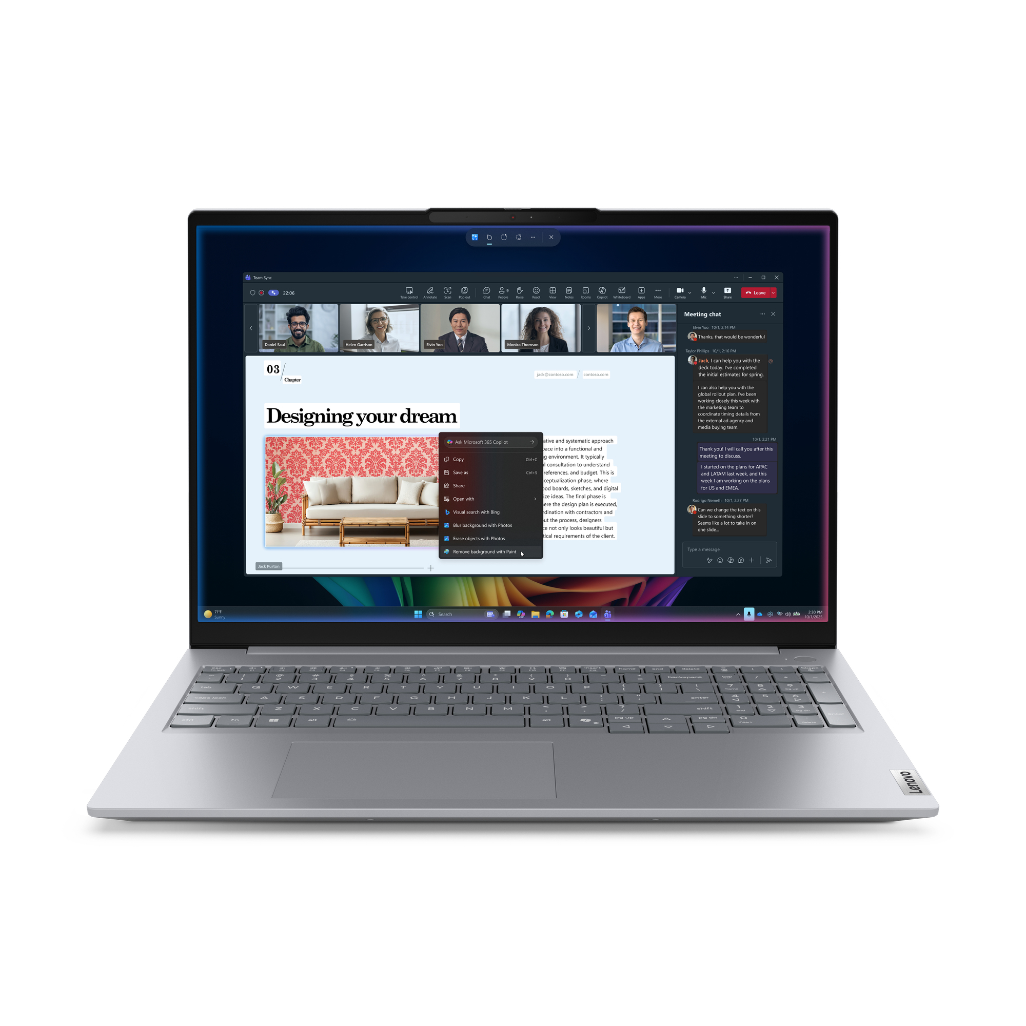 ThinkBook 16 G9 IPL Copilot+ PC Intel Core Ultra 7 355 Portátil 40,6 cm (16") WUXGA 32 GB DDR5-SDRAM 512 GB SSD Wi-Fi 7 (802.11be) Windows 11 Pro Gris Español