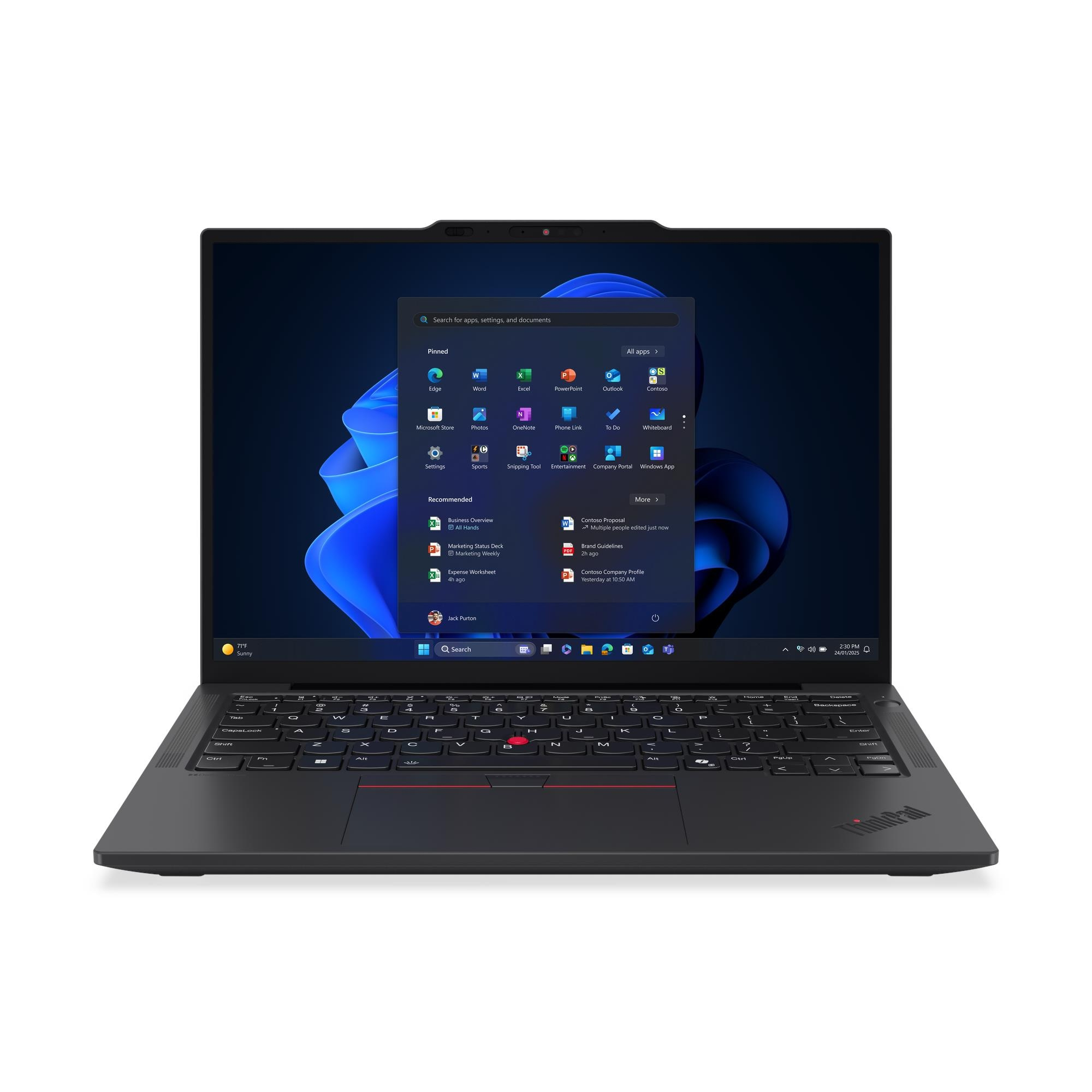 ThinkPad X13 Gen 7 (Intel) Copilot+ PC Intel Core Ultra 5 325 Portátil 33,8 cm (13.3") WUXGA 32 GB LPDDR5x-SDRAM 512 GB SSD Wi-Fi 7 (802.11be) Windows 11 Pro Español Negro