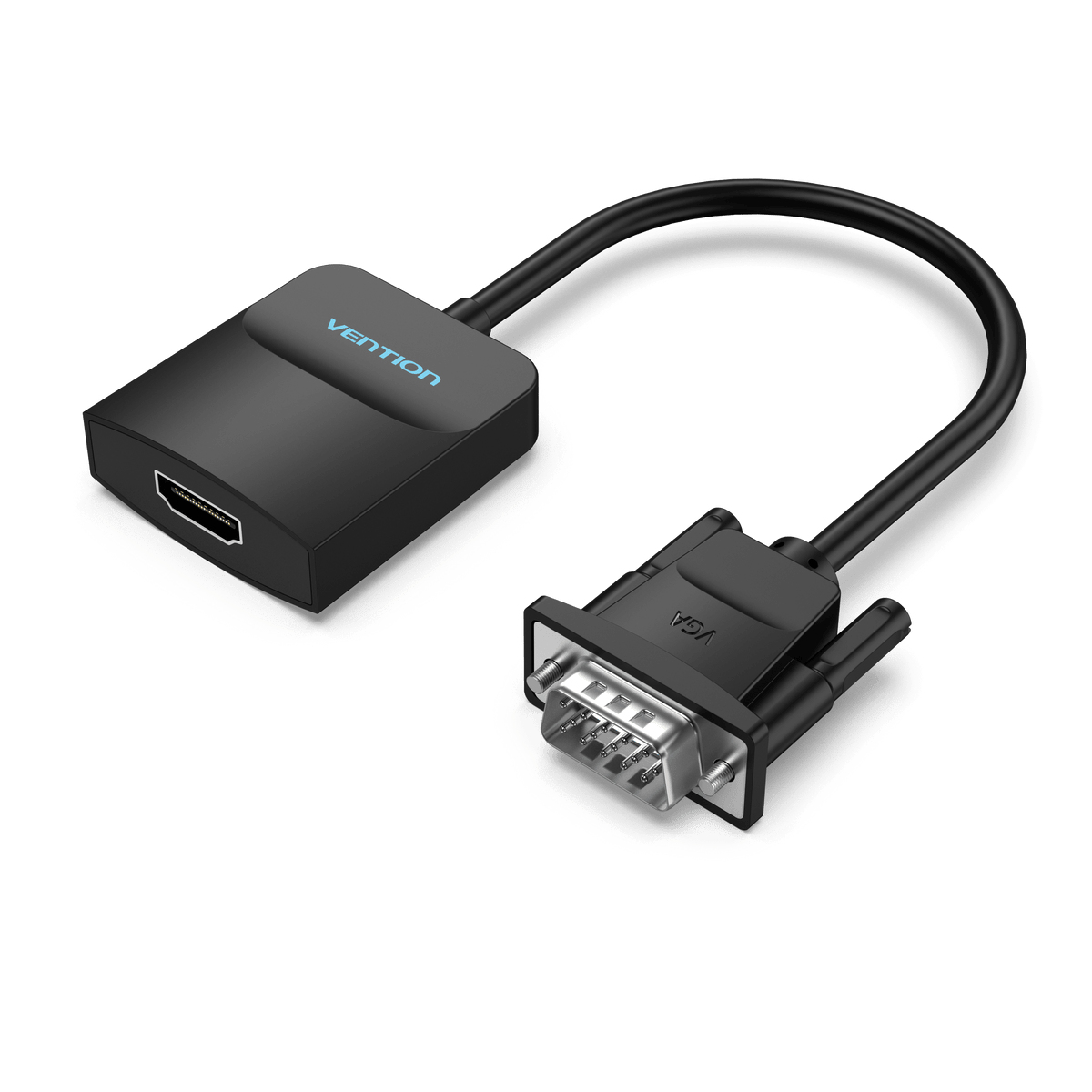 Cable Conversor ACNBB/ VGA Macho - HDMI Hembra/ 15cm/ Negro