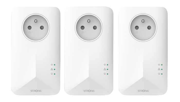 Powerline 1000 1000 Mbit/s Ethernet Blanco 3 pieza(s)