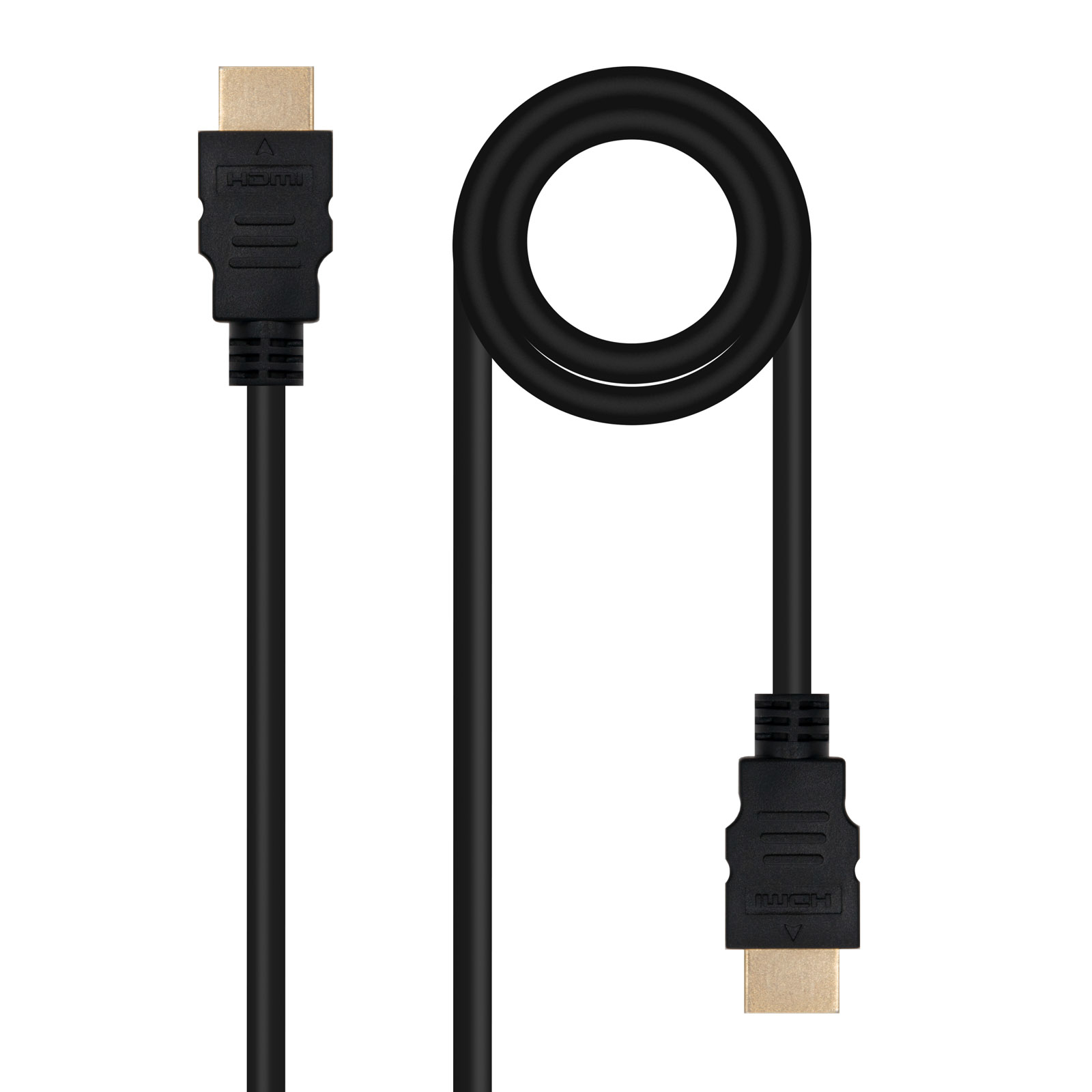 Cable HDMI V2.0 4K@60Hz 18Gbps A/M-A/M, 2 m, Negro