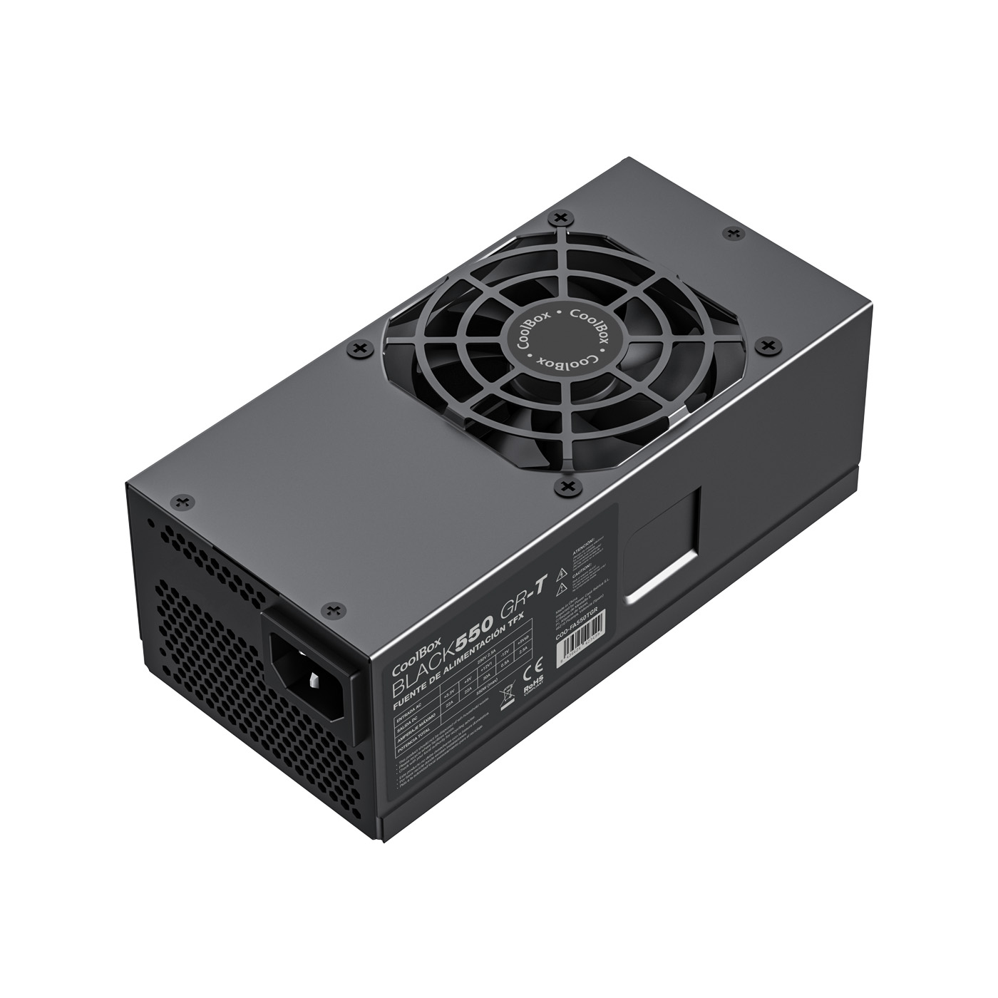 FUENTE DE ALIMENTACION TFX BLACK550 GR-T 550W NEGRA