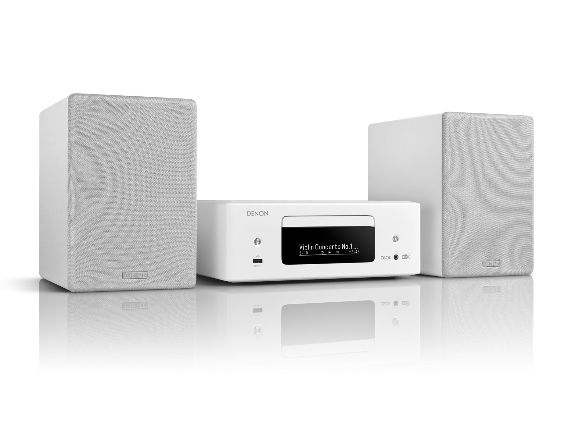 CEOL N12DAB Minicadena de música para uso doméstico 65 W Blanco