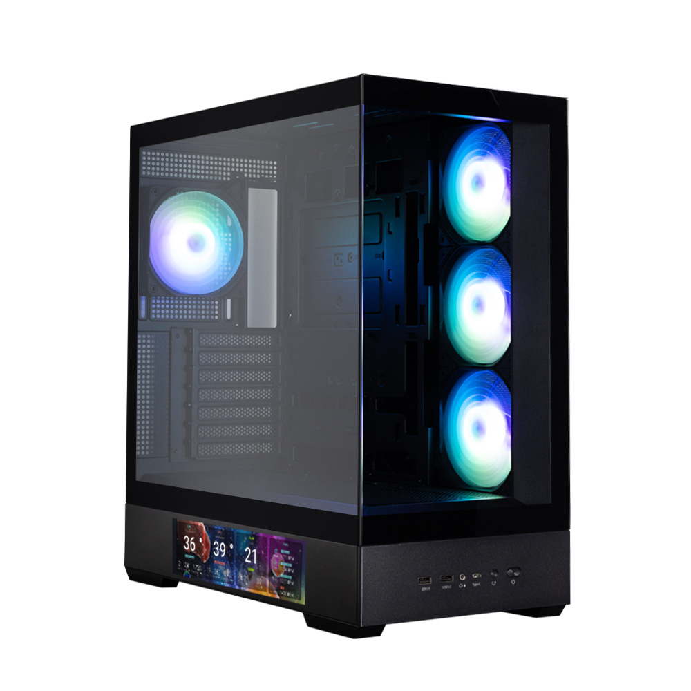 P40 DS BLACK Midi Tower Negro