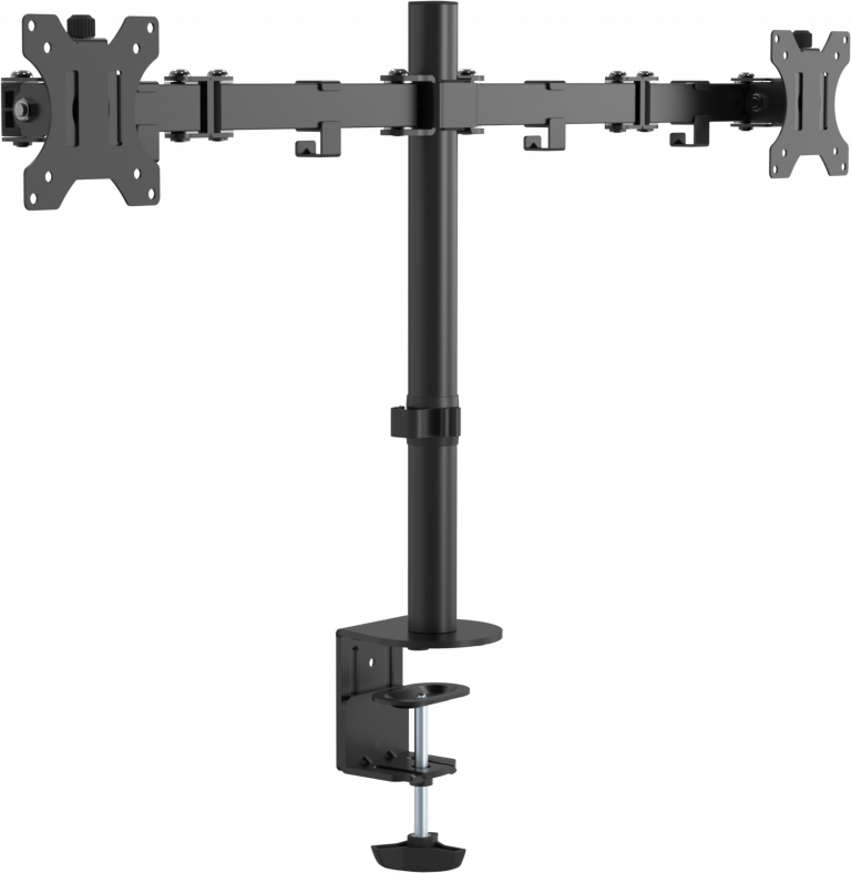 VFM-DPD2B soporte para monitor 68,6 cm (27") Escritorio Negro