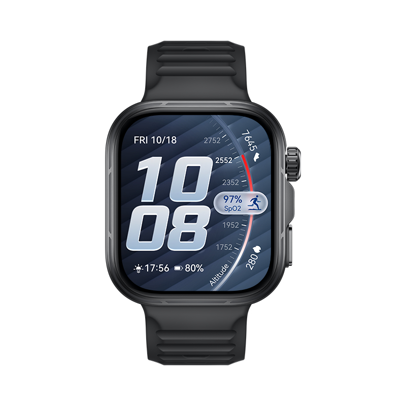 WATCH Fit 5 Pro 4,88 cm (1.92") AMOLED 44.5 mm Digital 480 x 408 Pixeles Pantalla táctil Negro GPS (satélite)