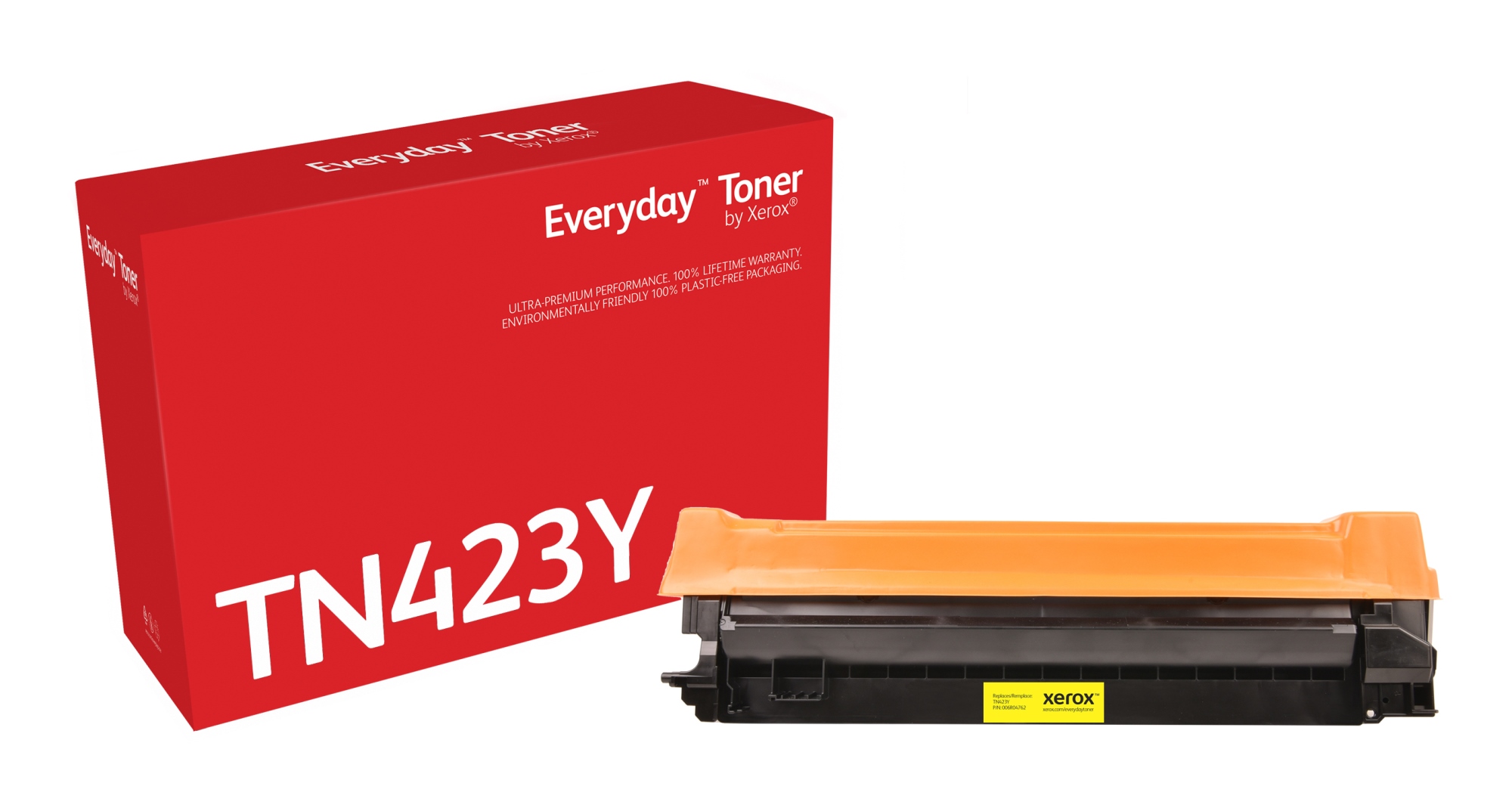 Everyday El tóner Everyday Amarillo de Xerox es compatible con Brother TN-423Y, Capacidad alta