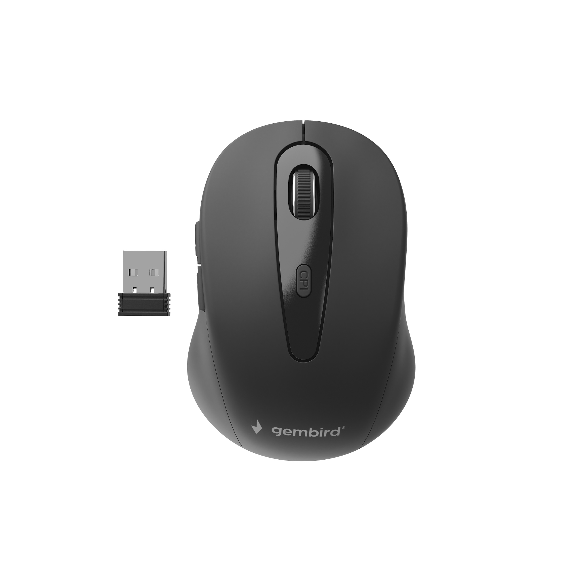 MUSW-6B-01 ratón Oficina mano derecha RF inalámbrico Óptico 1600 DPI