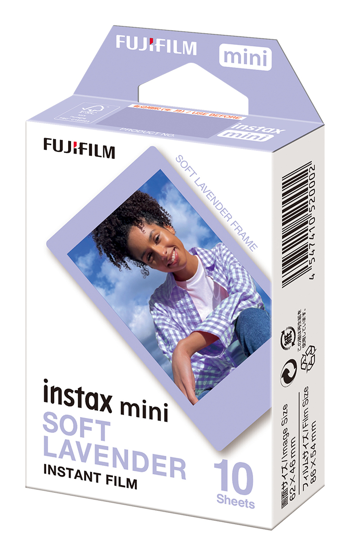 Instax mini - Soft Lavender película instantáneas 10 pieza(s) 54 x 86 mm
