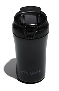 WBOTTLETH350BK taza de viaje 350 ml Negro Acero inoxidable