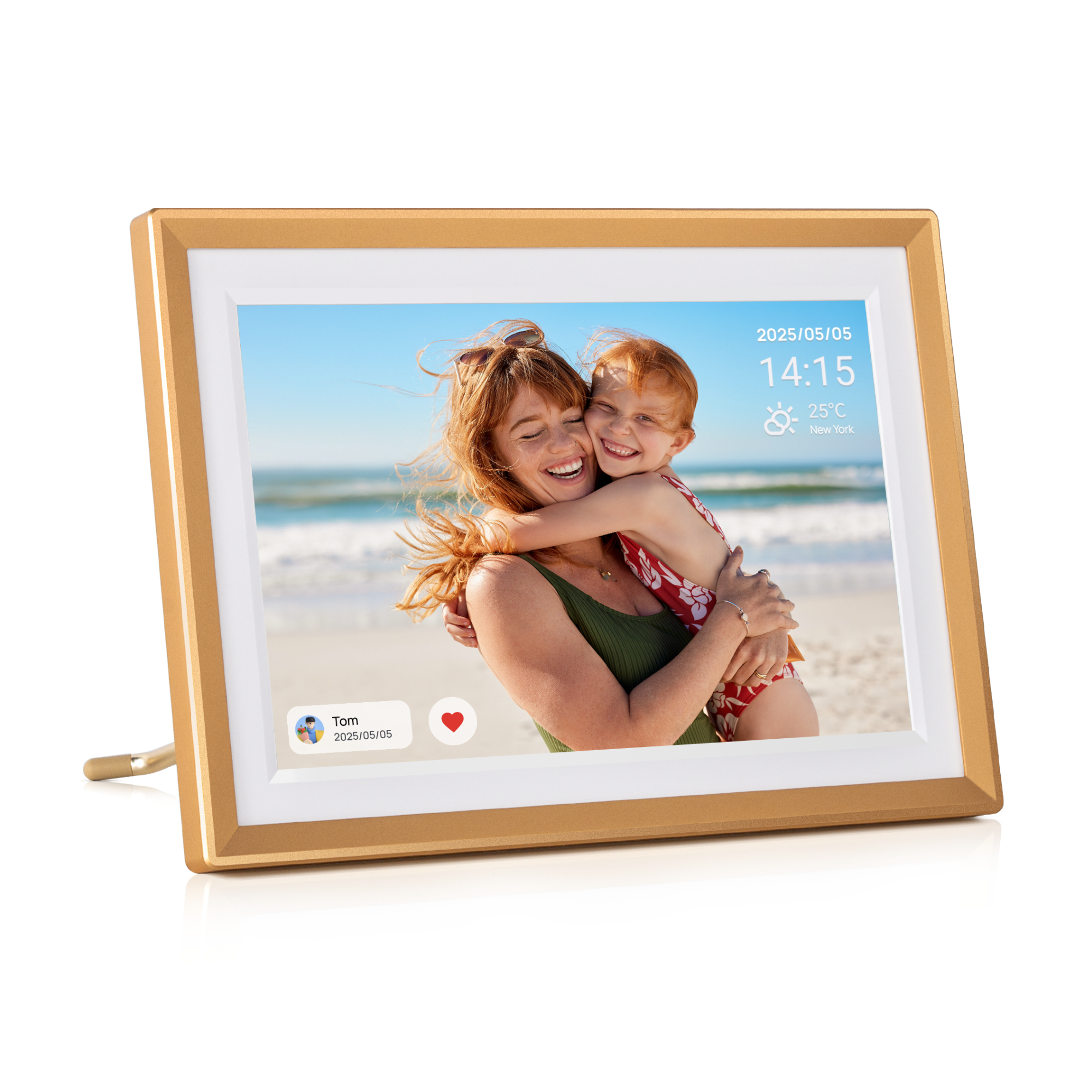 D10 marco fotográfico digital Champán, Oro 25,6 cm (10.1") Wifi