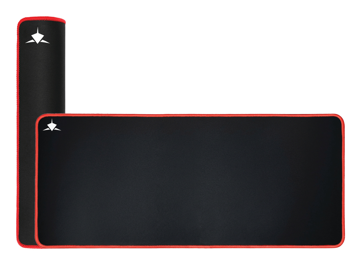 RED KNIGHT XL Alfombrilla de ratón para juegos Negro, Rojo