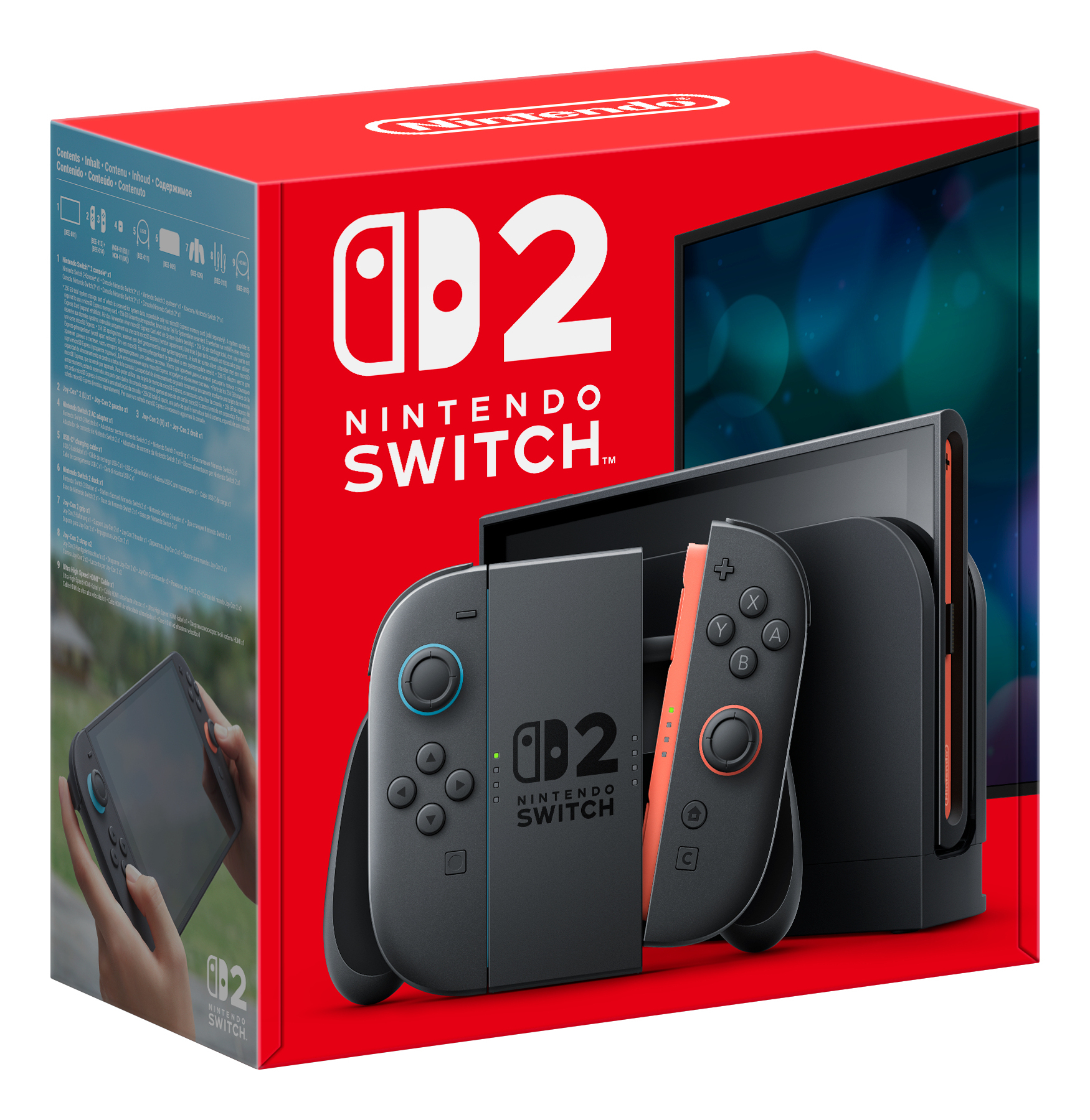 Switch 2 videoconsola portátil 20,1 cm (7.9") 256 GB Pantalla táctil Wifi Negro
