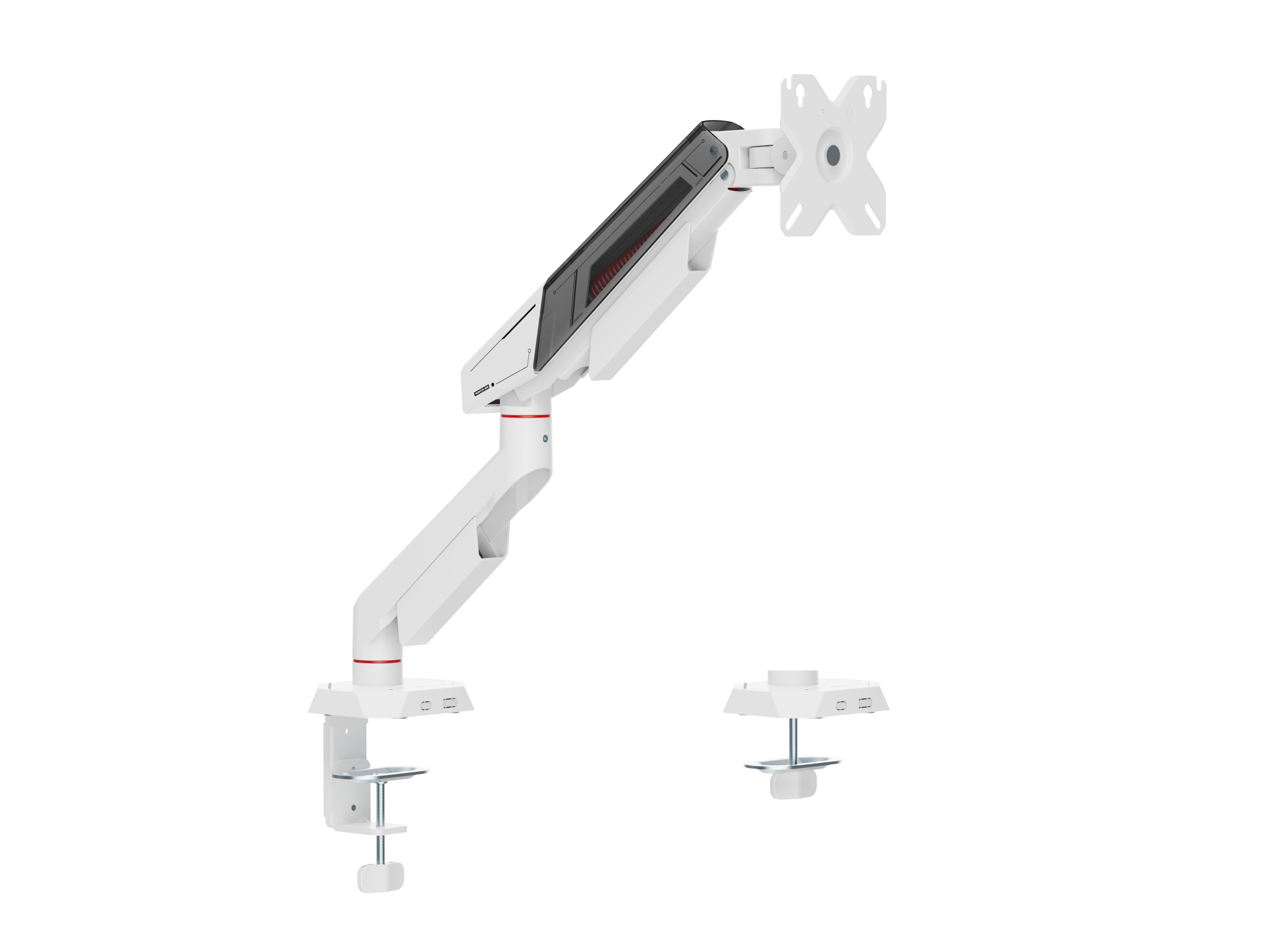 650190 soporte para monitor 101,6 cm (40") Escritorio Negro
