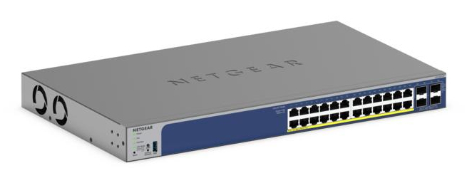 GS728TXP L2/L3 10G Ethernet (100/1000/10000) Energía sobre Ethernet (PoE) Negro