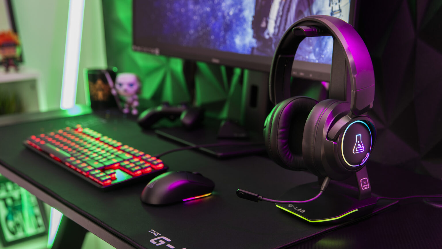 KORP IRIDIUM Auriculares Inalámbrico y alámbrico Diadema Juego USB Tipo C Bluetooth Negro