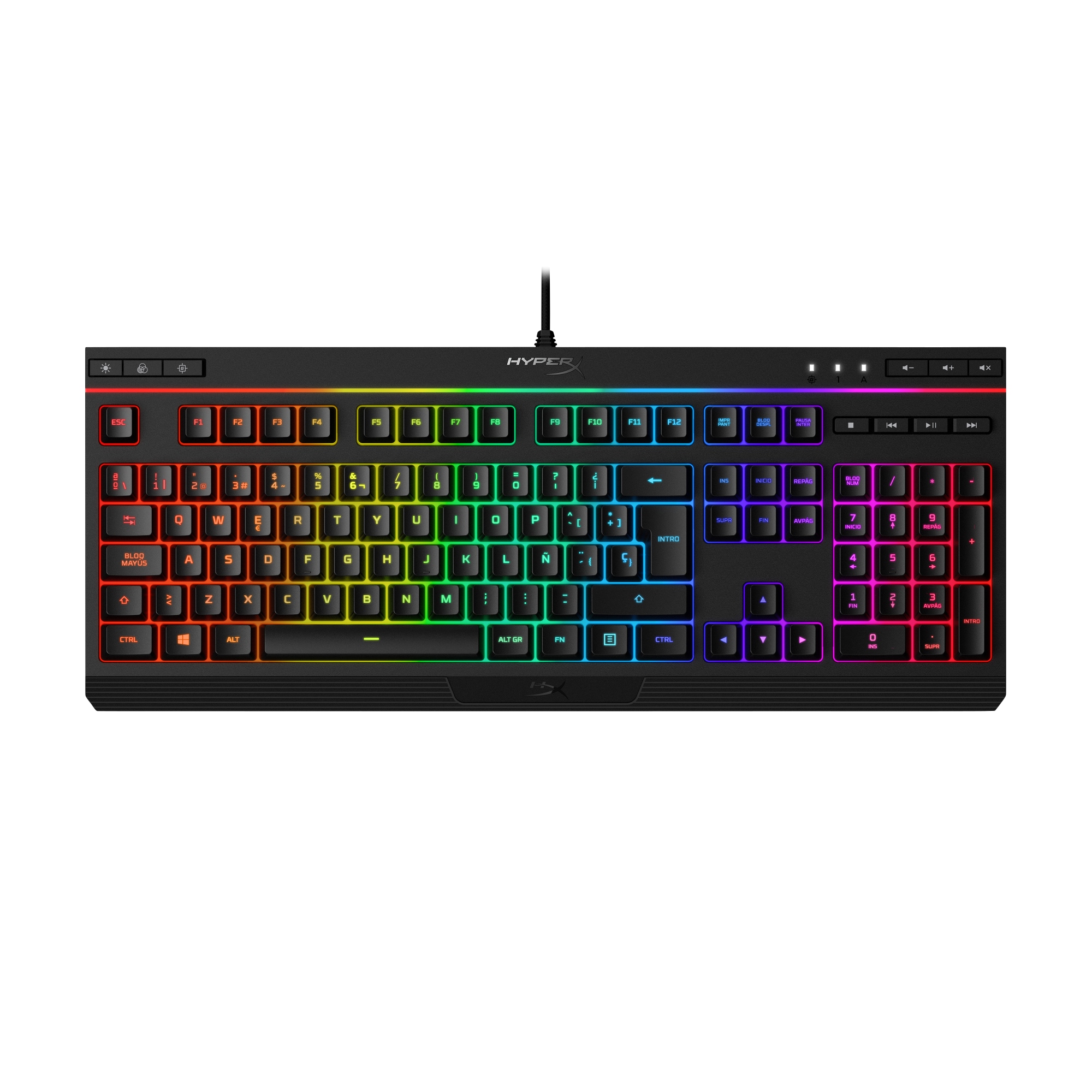 HyperX Teclado gaming HyperX Alloy Core RGB (distribución de ES)