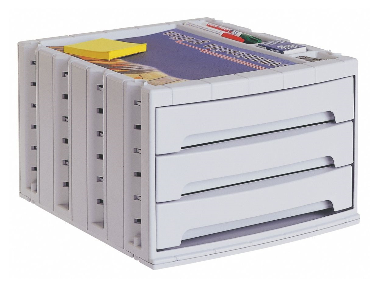 6003 GS cajonera para oficina Gris Poliestireno