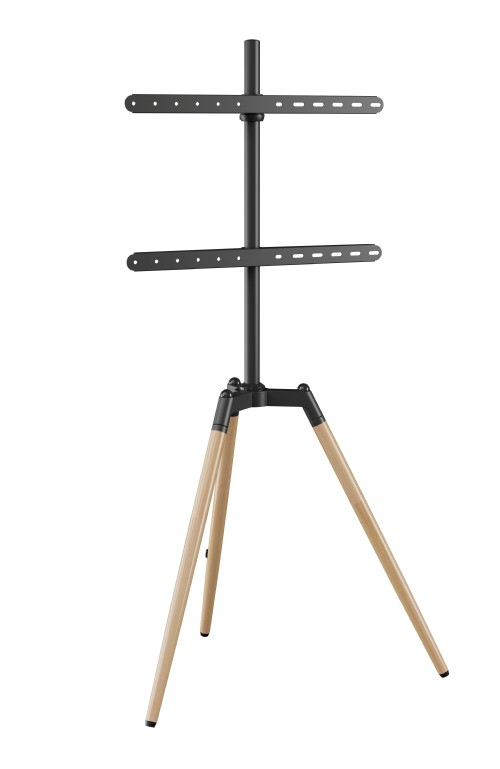 TVS-65S-01 soporte para TV 165,1 cm (65") Negro, Madera