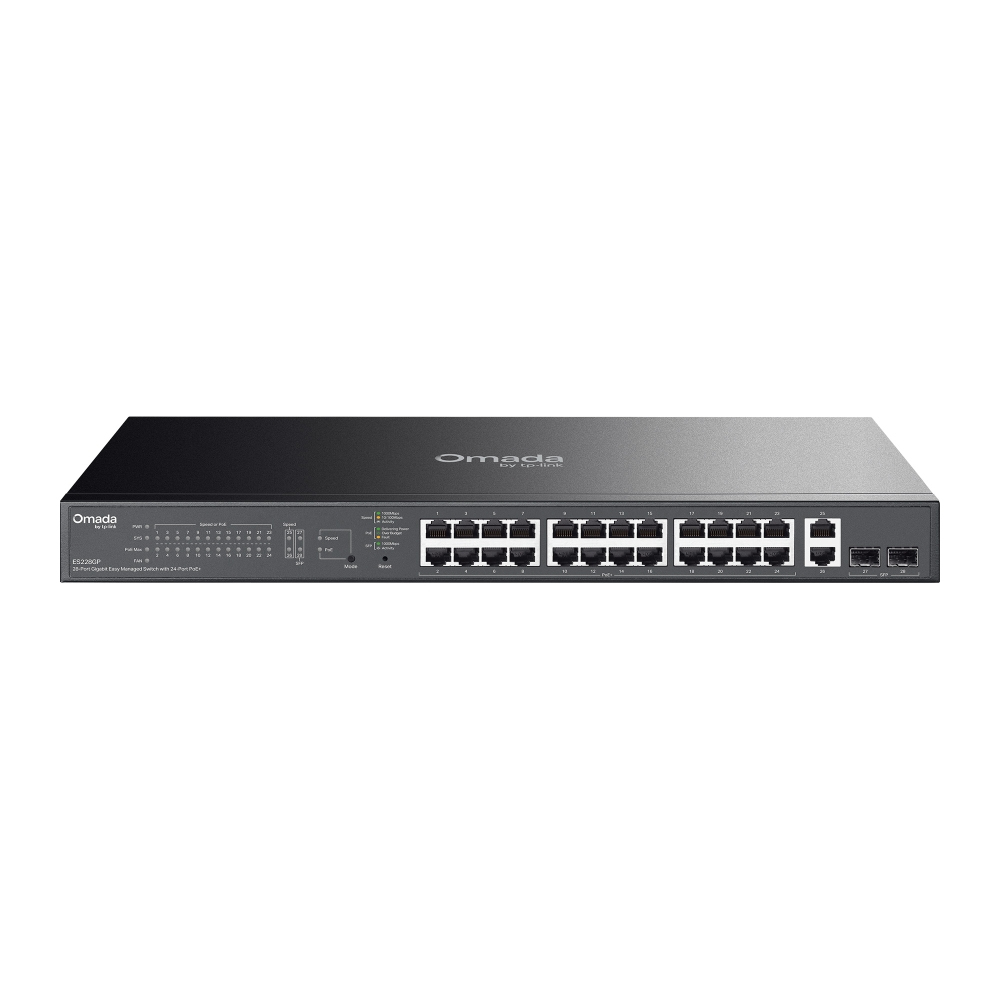 ES228GP switch Gestionado L2 Gigabit Ethernet (10/100/1000) Energía sobre Ethernet (PoE) Negro
