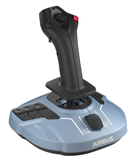 TCA Sidestick Airbus edition Negro, Azul USB Palanca de vuelo Analógico/Digital PC