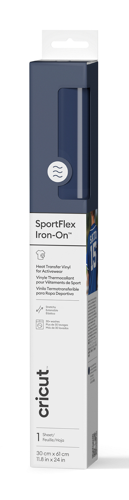 SportFlex Iron-On Rollo de vinilo de termotransferencia Vinilo de termotransferencia liso 1 hojas
