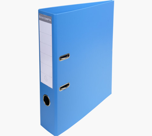 53742E carpeta de cartón A4 Azul