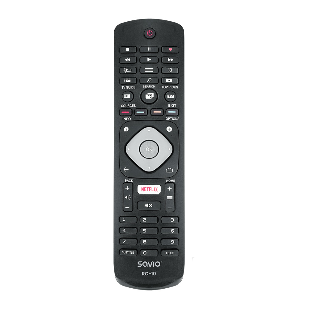 RC-10 do TV Philips mando a distancia IR inalámbrico Botones