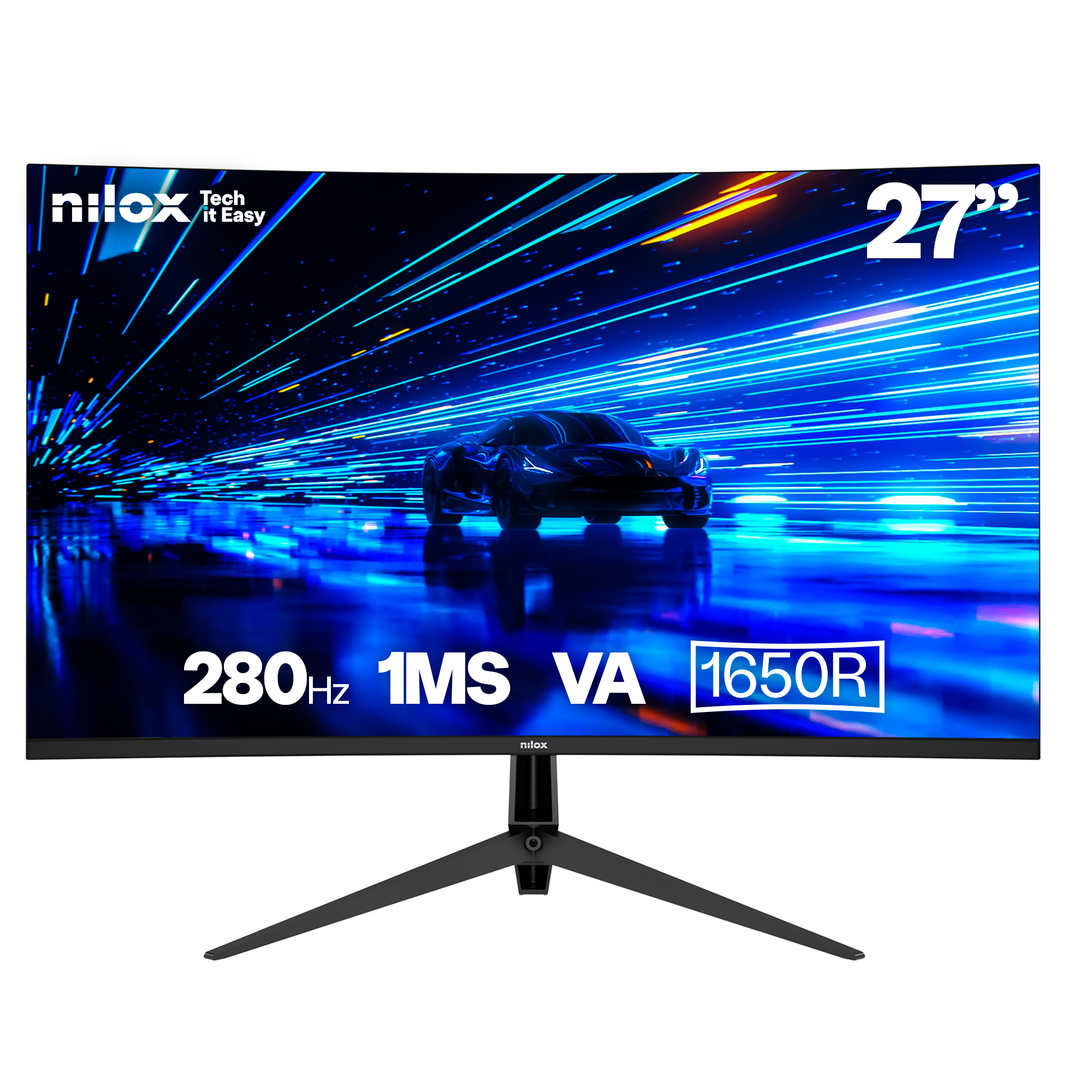 NXM27CV28001 pantalla para PC 68,6 cm (27") 1920 x 1080 Pixeles Full HD LED Negro