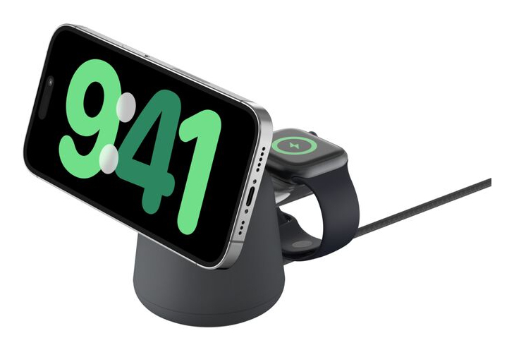 BoostCharge Pro Auriculares, Smartphone, Reloj inteligente Carbón vegetal Corriente alterna Cargador inalámbrico Carga rápida Interior