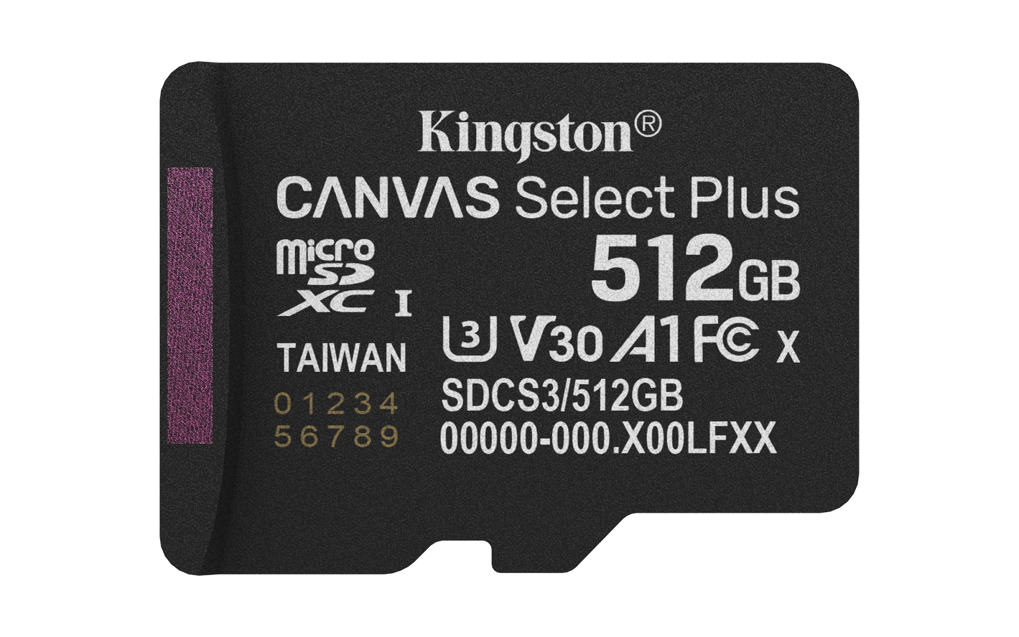 512GB micSDXC Canvas Select Plus Gen3 150R A1 (Adaptador de SD no incluido)