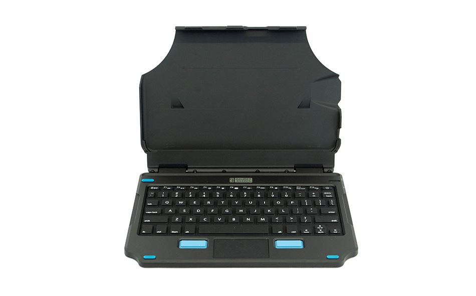 7160-1789-01 teclado para móvil QWERTY Inglés del Reino Unido Pogo pin Negro