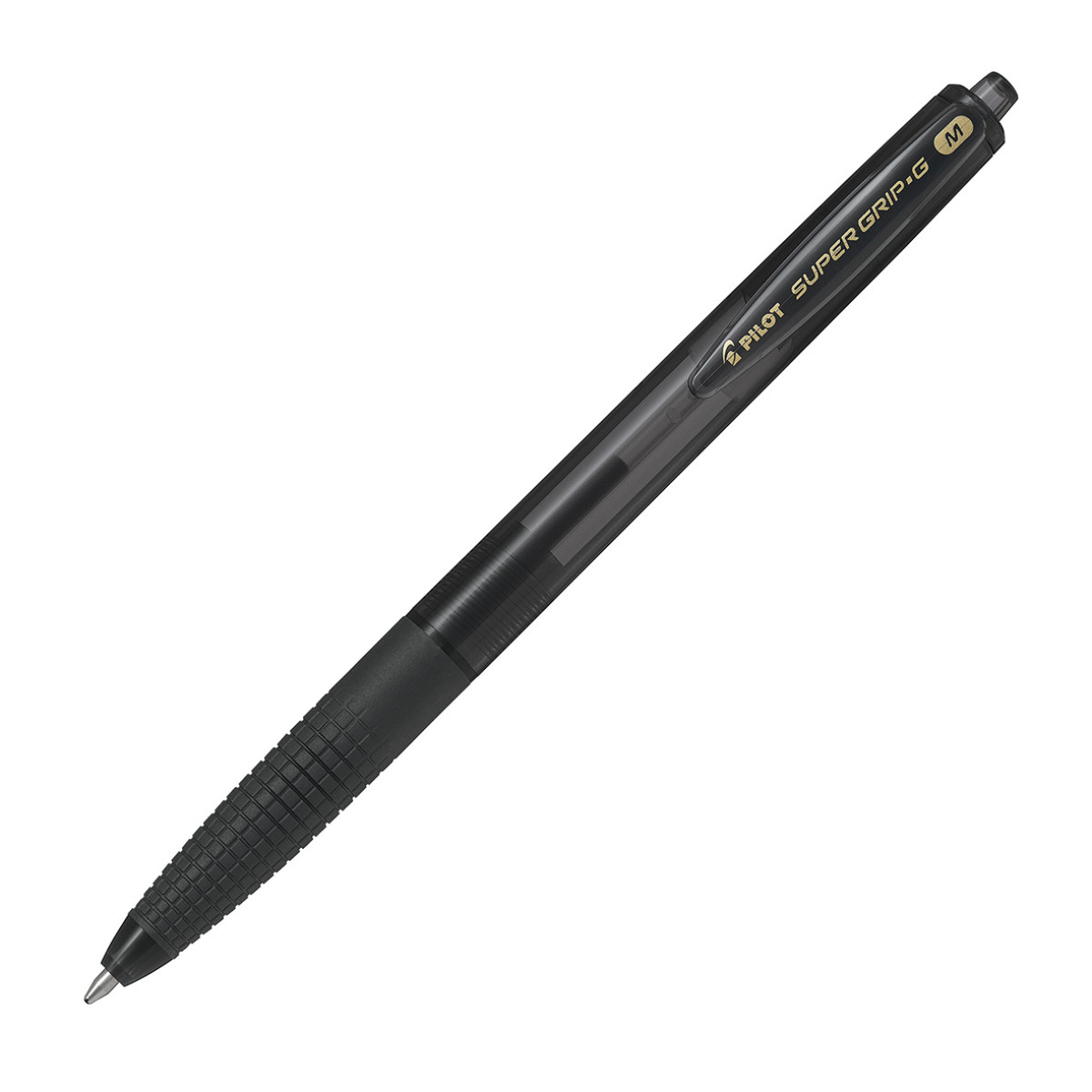 Super Grip G Negro Bolígrafo de punta retráctil con pulsador Medio 12 pieza(s)