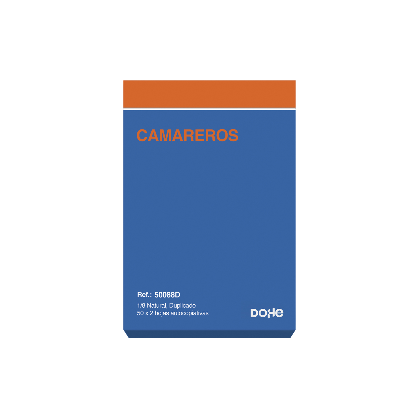 50088D registro comercial (libro) Azul, Naranja 100 hojas 50088D - Paquete 10 unidades