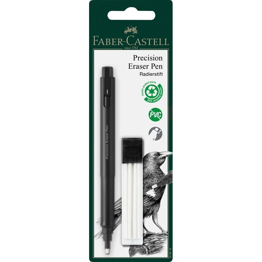 Precision Eraser Pen goma Plástico Negro 1 pieza(s)