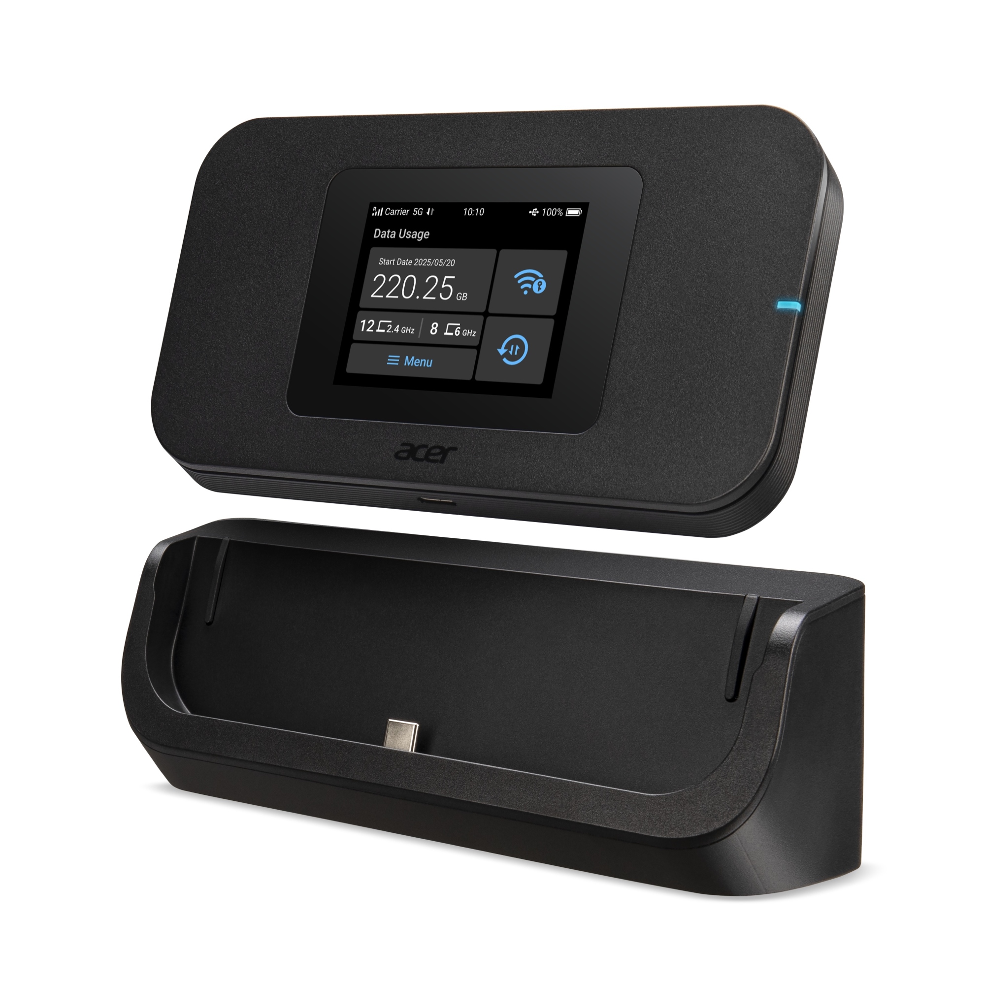 Connect Enduro M4D router inalámbrico Doble banda (2,4 GHz / 5 GHz) 5G Negro