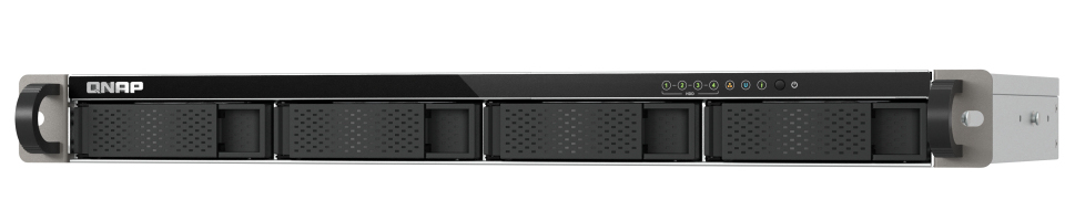 TS-433eU NAS Bastidor (1U) Cortex-A Cortex-A55 4 GB 0 TB QNAP Turbo System Negro