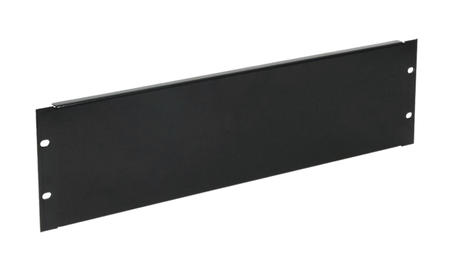 Panel frontal ciego 19 3U negro Tapa ciega