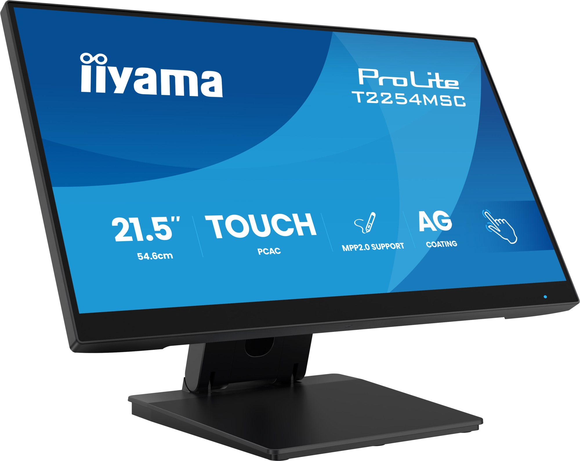T2254MSC-B2AG pantalla para PC 54,6 cm (21.5") 1920 x 1080 Pixeles Full HD LED Pantalla táctil Negro