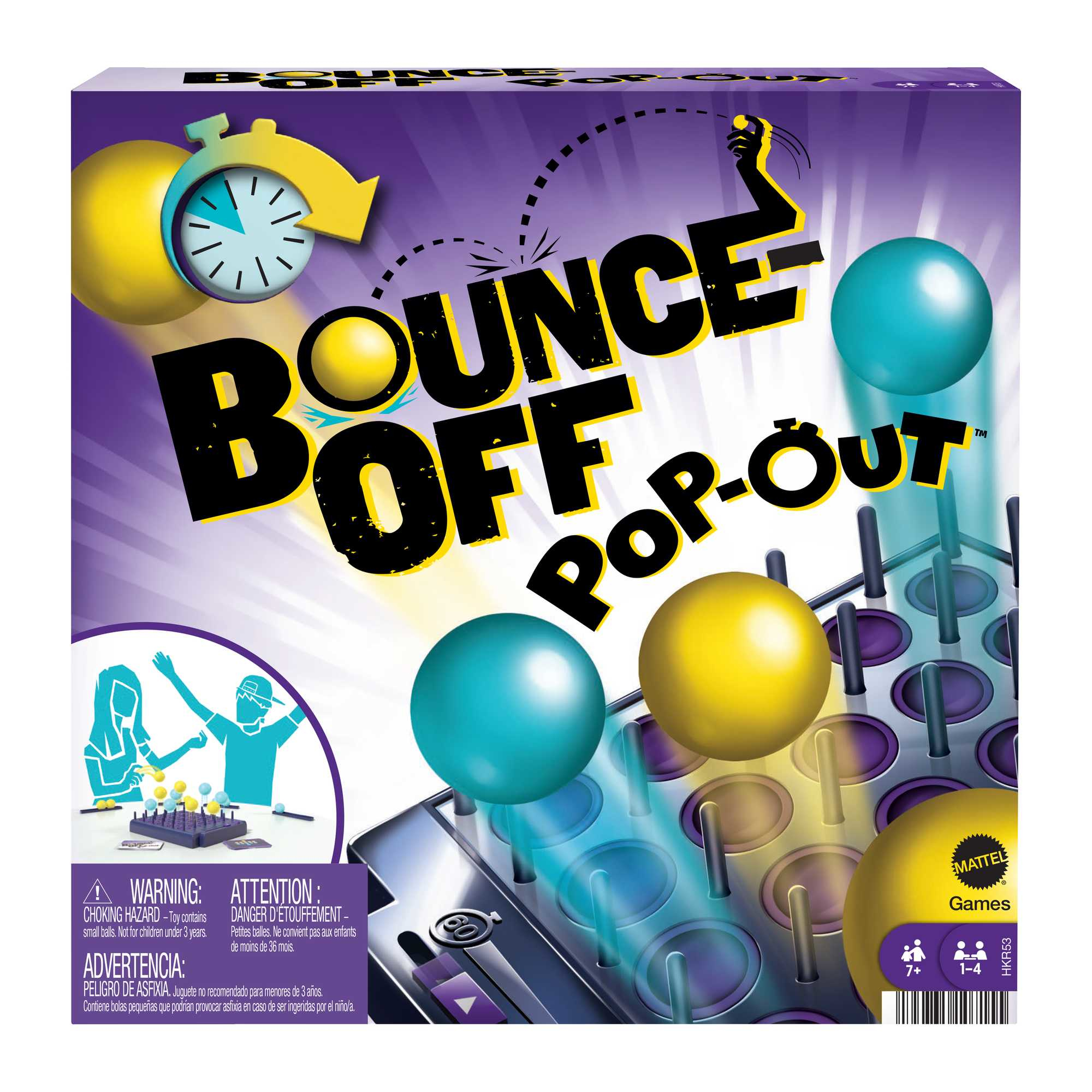 Games Juego BOUNCE-OFF POP-OUT para niños a partir de 7 años