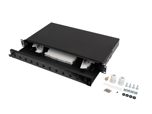 FOP1-12SS-LDB panel de parcheo 1U