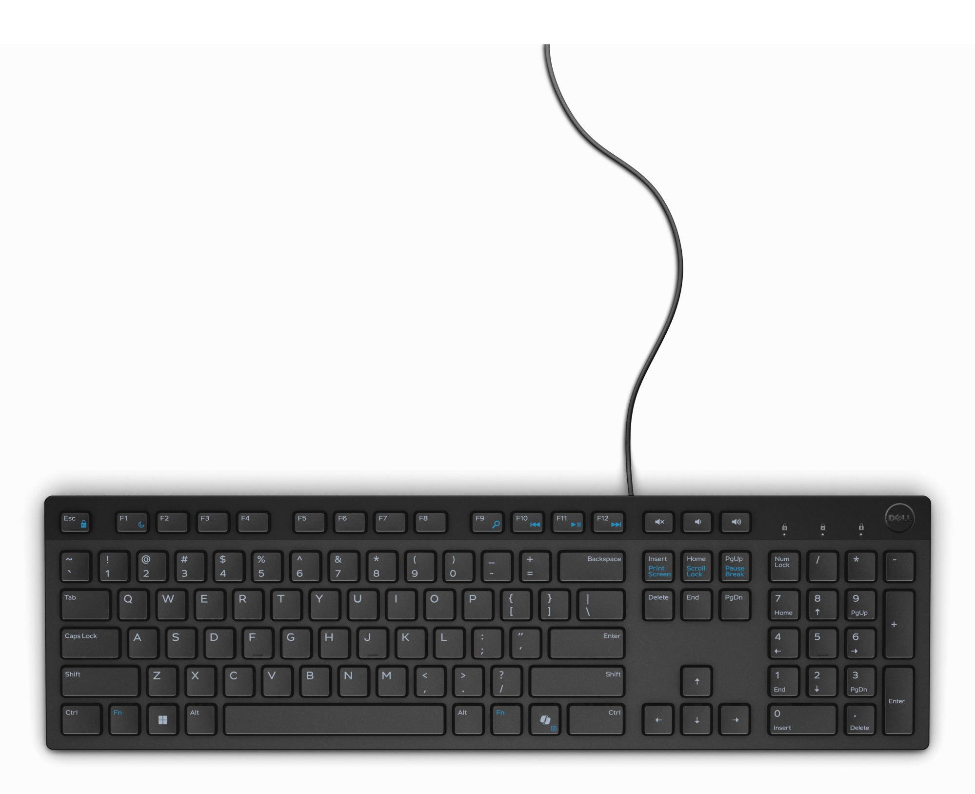 Teclado con cable - KB216 - español (QWERTY) - negro