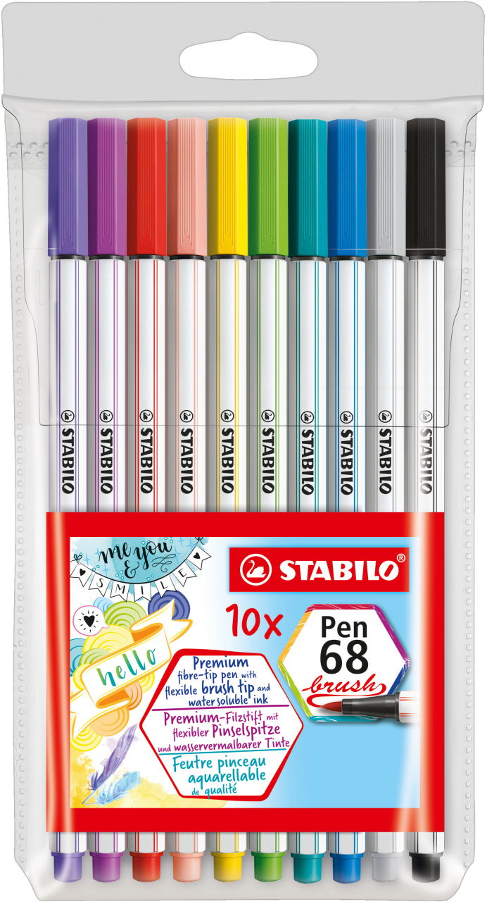 Pen 68 Estuche de 10 colores