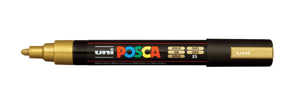 PC-5M marcador Punta redonda Oro